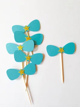 blue & gold glitter bow tie cupcake toppers 1st boy birthday wedding Food Picks baby bridal shower Decor Decorations
blue & gold glitter bow tie cupcake toppers 1st boy birthday wedding Food Picks baby bridal shower Decor Decorations