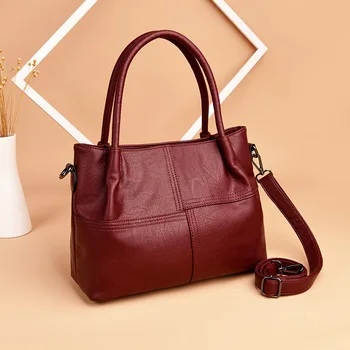 Fashion Leather Women Bags Handbags Women Famous Brands Luxury Designer Patchwork Sholder Bag Ladies Big Casual Tote Sac A Main
Fashion Leather Women Bags Handbags Women Famous Brands Luxury Designer Patchwork Sholder Bag Ladies Big Casual Tote Sac A Main
