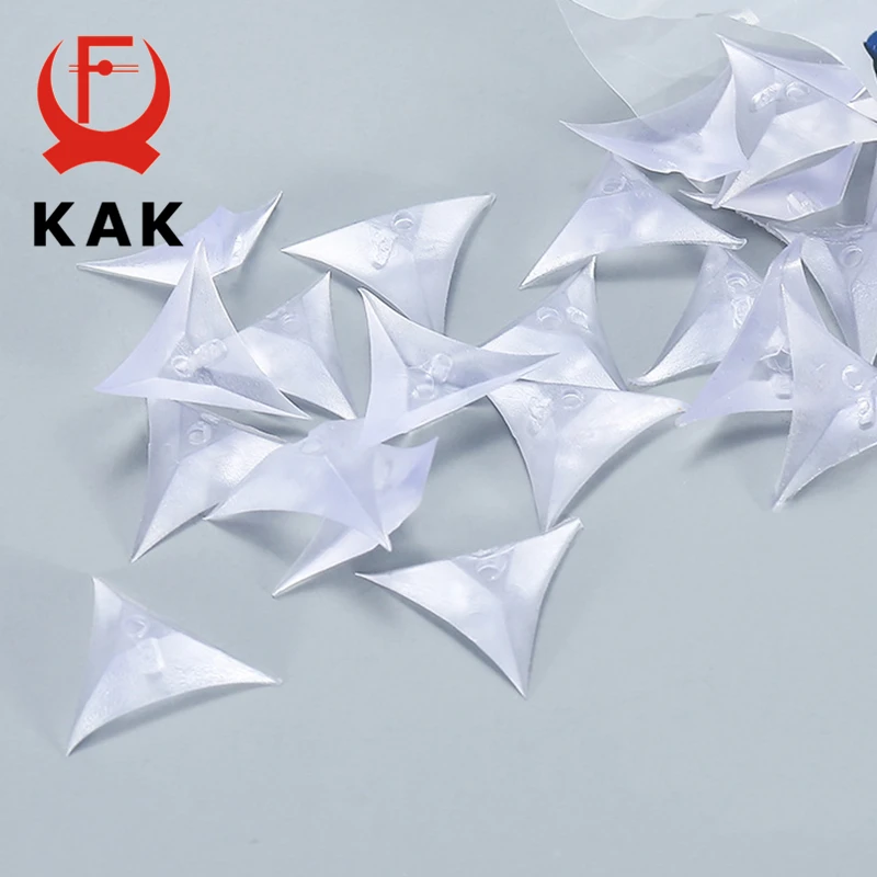 KAK 50PCS PVC Clear Dustproof Corner Protector Protective Edge Triangles for Furniture Hardware Cabinet Drawer Corner Bracket
KAK 50PCS PVC Clear Dustproof Corner Protector Protective Edge Triangles for Furniture Hardware Cabinet Drawer Corner Bracket