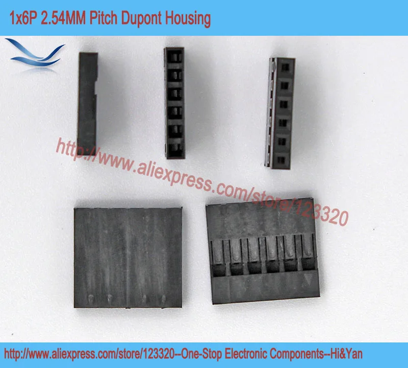 1000pcs/lot 6P Dupont Housing Dupont Shell Plug Connector For Jumper Wire Cable Pitch 2.54mm
1000pcs/lot 6P Dupont Housing Dupont Shell Plug Connector For Jumper Wire Cable Pitch 2.54mm
