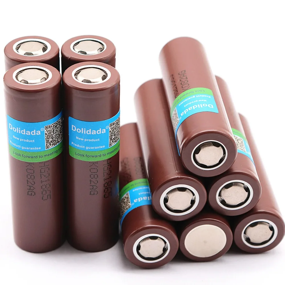 Dolidada 100% original 18650 3000mAh battery 3.6V discharge 20A 18650 battery for LG HG2 3000MAH 3.7V 18650 Power battery
Dolidada 100% original 18650 3000mAh battery 3.6V discharge 20A 18650 battery for LG HG2 3000MAH 3.7V 18650 Power battery