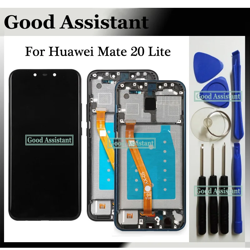 High Quality Black/Gold/Blue 6.3 inch For Huawei Mate 20 Lite LCD DIsplay + Touch Screen Digitizer Assembly With Frame Free Tool
High Quality Black/Gold/Blue 6.3 inch For Huawei Mate 20 Lite LCD DIsplay + Touch Screen Digitizer Assembly With Frame Free Tool