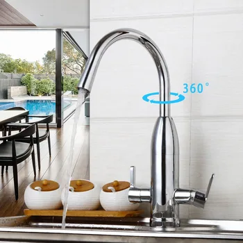 Kitchen&Canteen 2Lever Water purifier Faucet 360 Degree Swivel Rotated Mixer Tap Chrome Finish Hot&Cold Water Mixer Taps
Kitchen&Canteen 2Lever Water purifier Faucet 360 Degree Swivel Rotated Mixer Tap Chrome Finish Hot&Cold Water Mixer Taps