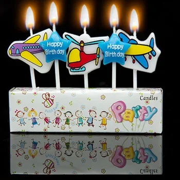5 pcs/set Kawaii Scented Birthday Candles Plane Cartoon Love Flameless Candles Cake For Children Gift Happy Birthday Decoration
5 pcs/set Kawaii Scented Birthday Candles Plane Cartoon Love Flameless Candles Cake For Children Gift Happy Birthday Decoration