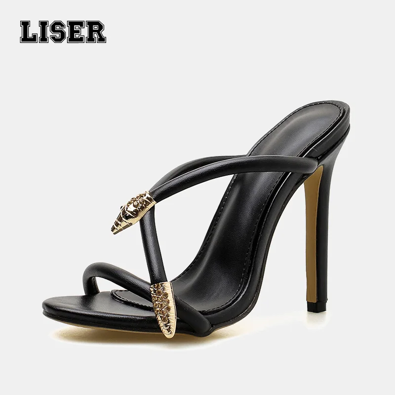 luxury shoes women designers cross tied golden snake toe strap slides 11cm high heels fashion slippers for ladies party banquet
luxury shoes women designers cross tied golden snake toe strap slides 11cm high heels fashion slippers for ladies party banquet