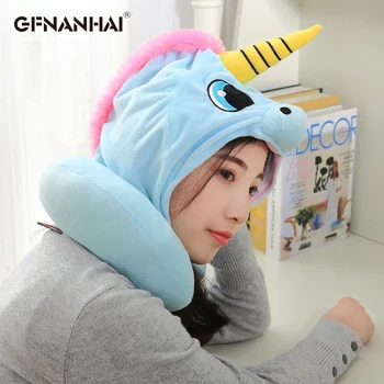 Creative Cartoon Unicorn Stuffed Plush Animal Cushion Travel Pillow Car Airplane Soft Nursing Cushion with Hat Plush Toys
Creative Cartoon Unicorn Stuffed Plush Animal Cushion Travel Pillow Car Airplane Soft Nursing Cushion with Hat Plush Toys