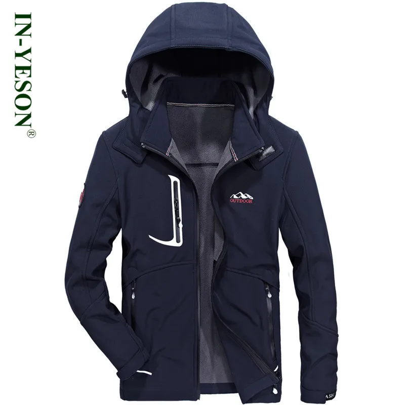 Softshell Jacket Men Brand IN-YESON Thermal Fleece Warm Cycling Camping & Hiking Jacket Hooded Outdoor Soft Shell Jacket
Softshell Jacket Men Brand IN-YESON Thermal Fleece Warm Cycling Camping & Hiking Jacket Hooded Outdoor Soft Shell Jacket