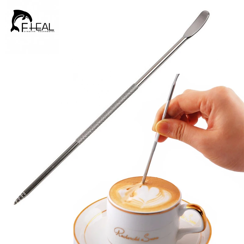 FHEAL Professional Latte Art Pen Stainless Steel Coffee Decorating Pen Barista Cappuccino Espresso Home Kitchen Tools
FHEAL Professional Latte Art Pen Stainless Steel Coffee Decorating Pen Barista Cappuccino Espresso Home Kitchen Tools