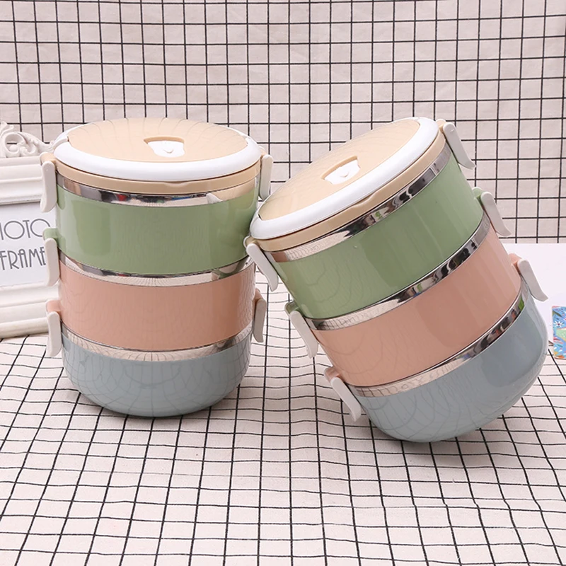 AHTOSKA Stainless Steel Three layers Lunch Boxs Containers With Compartments Bento Box Kids Picnic Food Containers
AHTOSKA Stainless Steel Three layers Lunch Boxs Containers With Compartments Bento Box Kids Picnic Food Containers