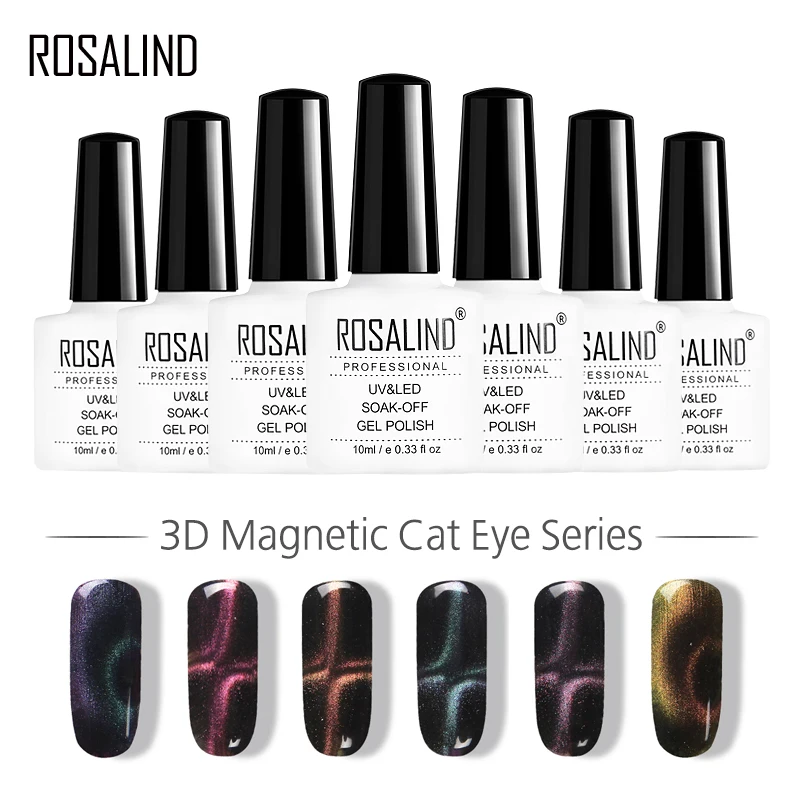 ROSALIND Gel 1S New Arrival 3D Magnetic Cat Eye Gel Nail Polish Top Base Coat Needed Nail Art UV LED Gel Varnish
ROSALIND Gel 1S New Arrival 3D Magnetic Cat Eye Gel Nail Polish Top Base Coat Needed Nail Art UV LED Gel Varnish