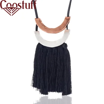 Black Leather Necklace Women with Big Tassal Pendant Long necklaces & pendants Wholesale Jewelry collares mujer colar choker
Black Leather Necklace Women with Big Tassal Pendant Long necklaces & pendants Wholesale Jewelry collares mujer colar choker