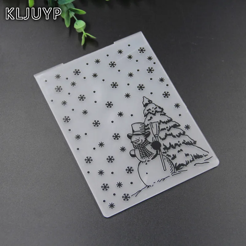 KLJUYP Christmas Snowman Plastic Embossing Folders for DIY Scrapbooking Paper Craft/Card Making Decoration Supplies
KLJUYP Christmas Snowman Plastic Embossing Folders for DIY Scrapbooking Paper Craft/Card Making Decoration Supplies