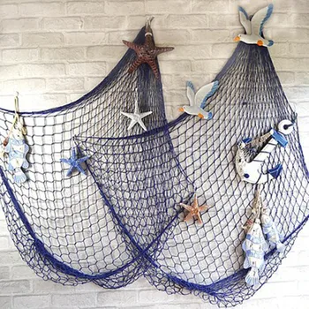 1x2M Mediterranean Sea style White Blue Decor Net Shell Ornaments Wall Hangings Decor Crafts Scene Party Decor Dropshipping
1x2M Mediterranean Sea style White Blue Decor Net Shell Ornaments Wall Hangings Decor Crafts Scene Party Decor Dropshipping