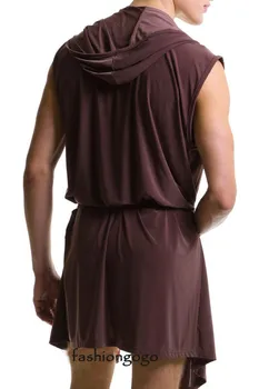 Casual Yoga Sports Suit Tracksuit Clothing Men Male Loose Sexy Ice Silk Pajamas Bathrobe Robe Sleepwear Hoodie Nightwear Top
Casual Yoga Sports Suit Tracksuit Clothing Men Male Loose Sexy Ice Silk Pajamas Bathrobe Robe Sleepwear Hoodie Nightwear Top