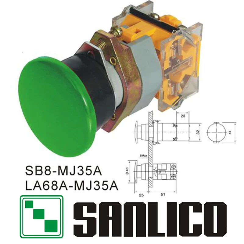emergency stop switch momentary mushroom head push button switch SB8(LA68A LAY39)-MJ35A spring return
emergency stop switch momentary mushroom head push button switch SB8(LA68A LAY39)-MJ35A spring return