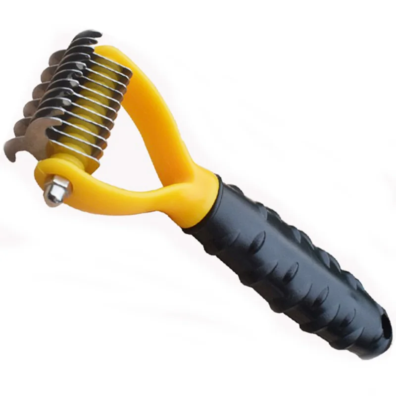 Double-sided Pet Cat Grooming Comb Rake Fur Brush For Cats Dog Hair Remover Brush Knot Removal Open Knot Stainless
Double-sided Pet Cat Grooming Comb Rake Fur Brush For Cats Dog Hair Remover Brush Knot Removal Open Knot Stainless