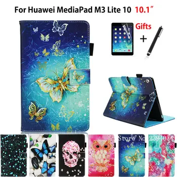 Case For Huawei MediaPad M3 Lite 10 10.1" BAH-L09 BAH-W09 BAH-AL00 Cover Funda Tablet Owl butterfly Stand Skin Shell+Stylus+film
Case For Huawei MediaPad M3 Lite 10 10.1" BAH-L09 BAH-W09 BAH-AL00 Cover Funda Tablet Owl butterfly Stand Skin Shell+Stylus+film