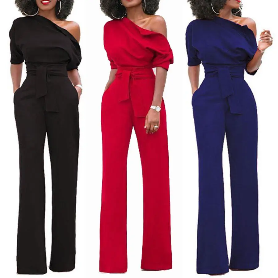 Womens Ladies Clubwear Playsuit Bodysuit Party Jumpsuit Romper Wide Leg Long Trousers Black Red Blue
Womens Ladies Clubwear Playsuit Bodysuit Party Jumpsuit Romper Wide Leg Long Trousers Black Red Blue