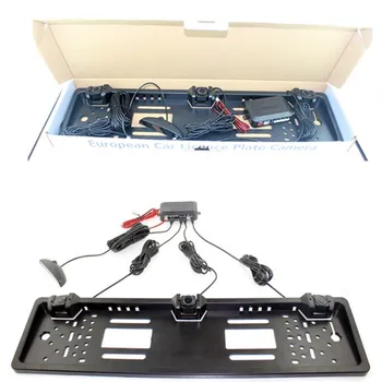 Auto Reversing Radar Car Parking Sensor Kit 3 Sensors European License Plate Camera Front Back Electromagnetic Monitor System
Auto Reversing Radar Car Parking Sensor Kit 3 Sensors European License Plate Camera Front Back Electromagnetic Monitor System