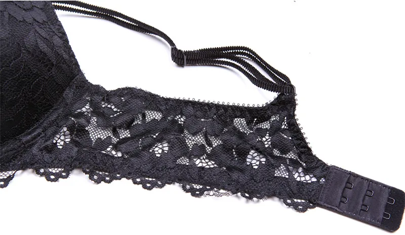 CYHWR sexy lace Inner cushion woman fashion 3/4 cup bra and brief underwear bra set 10