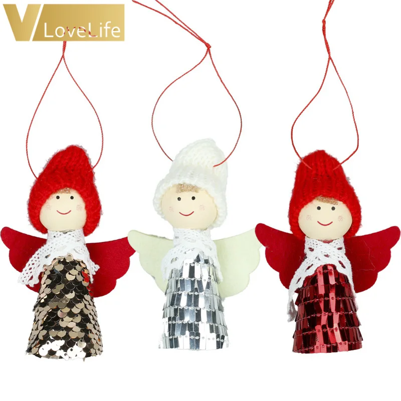 Christmas Angel Sequin Doll Christmas Tree Decorations Christmas Ornaments DIY Ornament Xmas Gift New Year
Christmas Angel Sequin Doll Christmas Tree Decorations Christmas Ornaments DIY Ornament Xmas Gift New Year