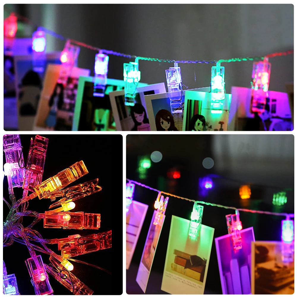 USB RGB Led Photo Clip String Light Colorful Romantic Clip String Fairy lamp Holiday Wedding Party Decoration Lighting
USB RGB Led Photo Clip String Light Colorful Romantic Clip String Fairy lamp Holiday Wedding Party Decoration Lighting