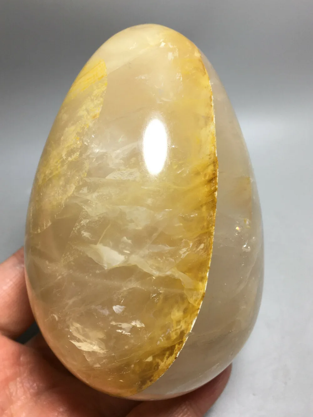 749g NATURAL Citrine Ghost QUARTZ CRYSTAL egg HEAING Madagascar crystals healing stones
749g NATURAL Citrine Ghost QUARTZ CRYSTAL egg HEAING Madagascar crystals healing stones