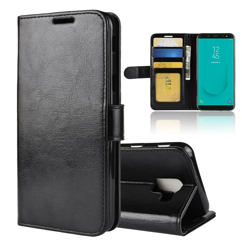 J600 Case for Samsung Galaxy J6 2018 Cases Wallet Card Stent Book Style Flip Leather Covers Protect Cover black SM J600F J6-2018
J600 Case for Samsung Galaxy J6 2018 Cases Wallet Card Stent Book Style Flip Leather Covers Protect Cover black SM J600F J6-2018