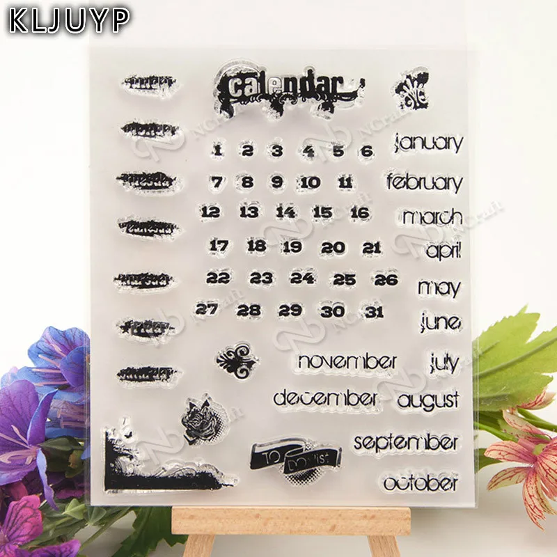 KLJUYP 1 sheet DIY Month Transparent Design Transparent Clear Rubber Stamp Seal Paper Craft Scrapbooking Decoration
KLJUYP 1 sheet DIY Month Transparent Design Transparent Clear Rubber Stamp Seal Paper Craft Scrapbooking Decoration