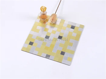 self-adhesive Gold mosaic tile luminum mosaic/ aluminum composite panel mosaic/ brushed metal mosaic tile
self-adhesive Gold mosaic tile luminum mosaic/ aluminum composite panel mosaic/ brushed metal mosaic tile