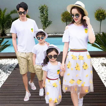 Family matching clothes father mother daughter son mommy and me korean beach dress tshirts pants couple family look outfits 68
Family matching clothes father mother daughter son mommy and me korean beach dress tshirts pants couple family look outfits 68