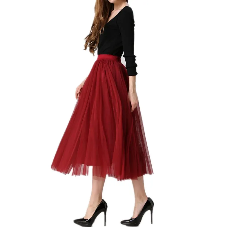 New Women Long Skirts Mesh Tiered Ballet Tulle Pleated Skirt High Waist Wedding Prom Rockabilly Bouffant Skirts
New Women Long Skirts Mesh Tiered Ballet Tulle Pleated Skirt High Waist Wedding Prom Rockabilly Bouffant Skirts