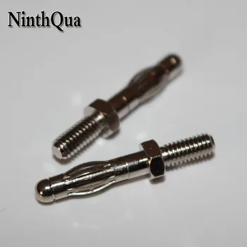 500pcs Thread 4mm Uninsulated Banana Plug with 3mm Thread Bolt Fitted for M3 Panel Installation Screw Connector
500pcs Thread 4mm Uninsulated Banana Plug with 3mm Thread Bolt Fitted for M3 Panel Installation Screw Connector