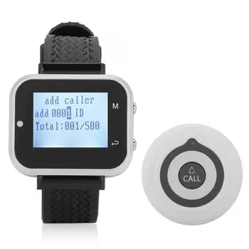 CTW06+CTT19 Wireless Pager System Charging Watch Mobile Receiving Host + 10PCS Pagers
CTW06+CTT19 Wireless Pager System Charging Watch Mobile Receiving Host + 10PCS Pagers
