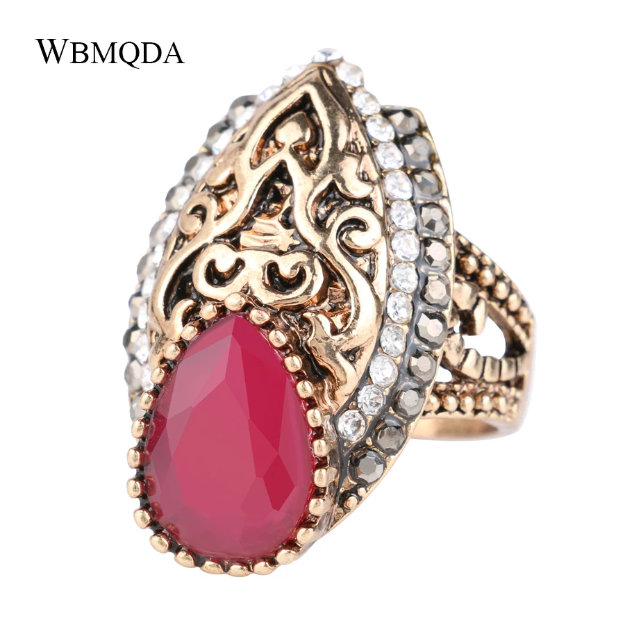 2018 New Arrivals Vintage Wedding Rings For Women Indian Jewelry Trendy Fashion Antique Gold Crystal Geometric Ring Love Gift
2018 New Arrivals Vintage Wedding Rings For Women Indian Jewelry Trendy Fashion Antique Gold Crystal Geometric Ring Love Gift