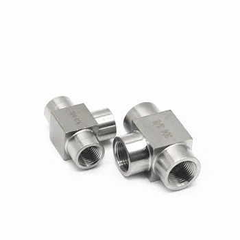 High Pressure Heavy Duty SS304 Stainless Steel Equal Tee T Socket 3 Way 1/8" 1/4" 3/8" 1/2" Female BSPT Threaded Pipe Fittings
High Pressure Heavy Duty SS304 Stainless Steel Equal Tee T Socket 3 Way 1/8" 1/4" 3/8" 1/2" Female BSPT Threaded Pipe Fittings