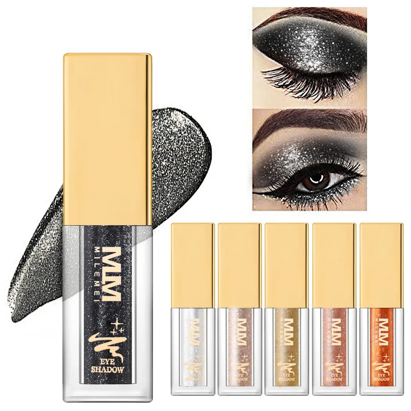 

Liquid Eye Shadow makeup Diamond Shining Shadows make up Long lasting Waterproof Brilliant Shimmer Glitter Liuid Eyeshadow TSLM2