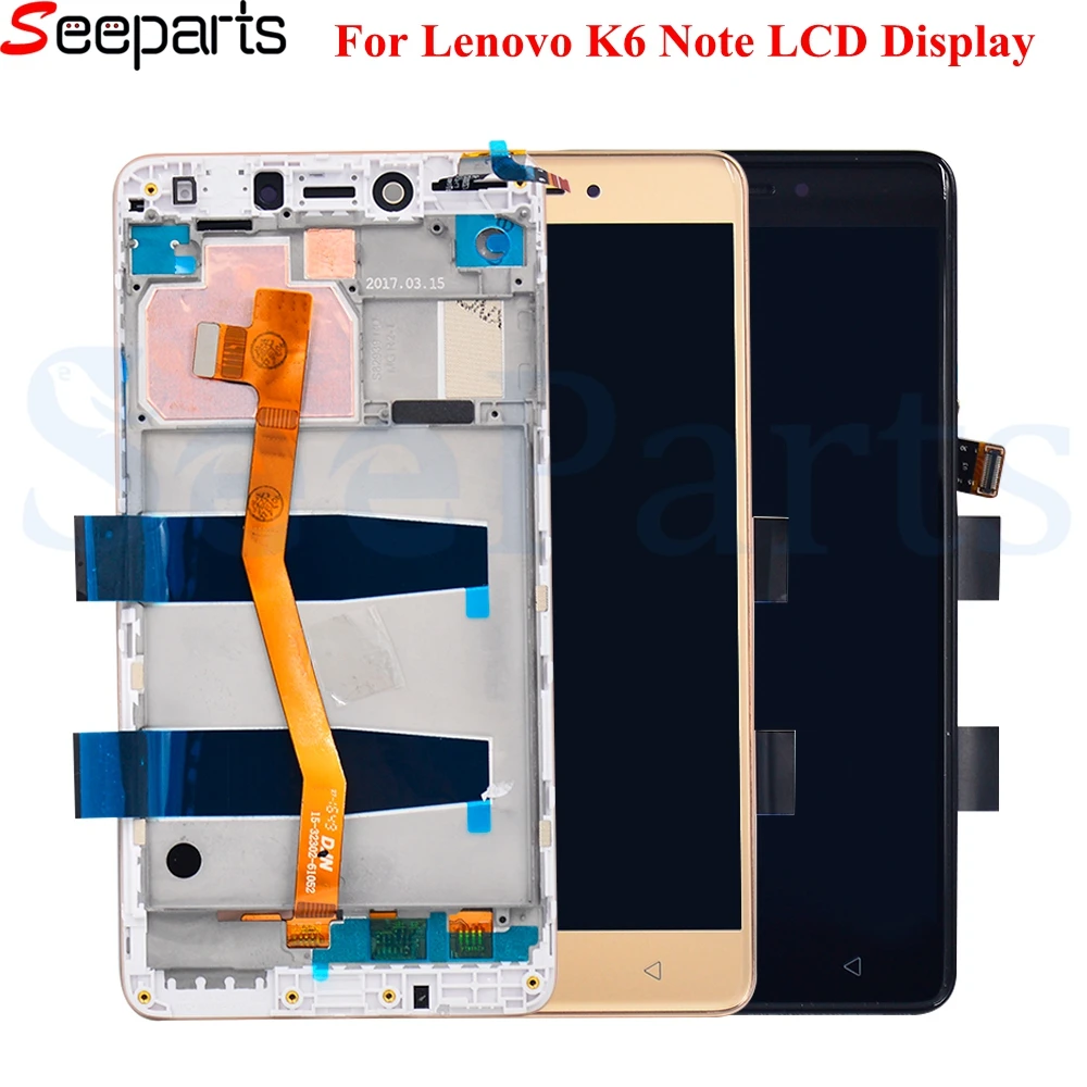 For FHD Lenovo K6 Note LCD Display Touch Screen Digitizer Assembly+Frame Replacement For 5.5" Lenovo K6 Note LCD Pantalla
For FHD Lenovo K6 Note LCD Display Touch Screen Digitizer Assembly+Frame Replacement For 5.5" Lenovo K6 Note LCD Pantalla