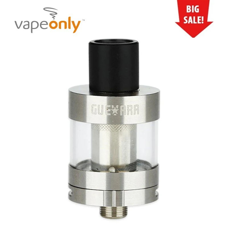Original VapeOnly Guevara Atomizer 2.5ml Capacity with 0.5ohm/ 1ohm Coil Top Filling Electronic Cigraette Vape Tank for Vape Mod
Original VapeOnly Guevara Atomizer 2.5ml Capacity with 0.5ohm/ 1ohm Coil Top Filling Electronic Cigraette Vape Tank for Vape Mod