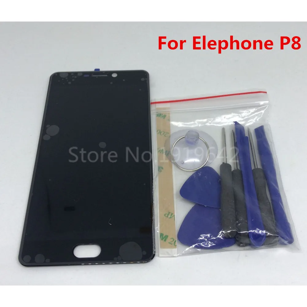 Новый для Elephone P8 2017 1920*1080 5 дюймов Andriod 7 0 ЖК-дисплей + сенсорный экран Digitzer сборка
