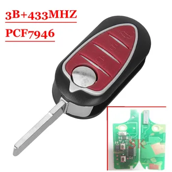 Free shipping(1 piece)Folding Remote Key Fob 433MHz PCF7947 3 Button for Alfa Romeo 147 156 166 GT
Free shipping(1 piece)Folding Remote Key Fob 433MHz PCF7947 3 Button for Alfa Romeo 147 156 166 GT