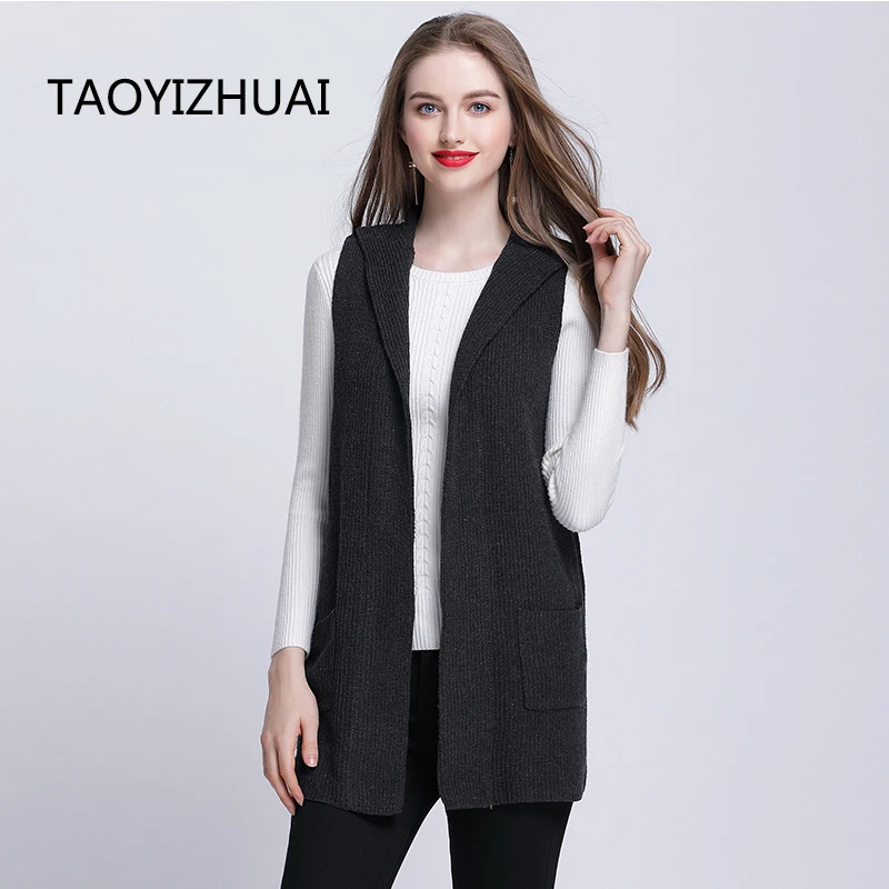 TAOYIZHUAI 2019 New Arrival Winter Casual Thicken Open Stich Two Solid Colors Sleeveless Wide-waisted With Hat Women Coat 12010
TAOYIZHUAI 2019 New Arrival Winter Casual Thicken Open Stich Two Solid Colors Sleeveless Wide-waisted With Hat Women Coat 12010