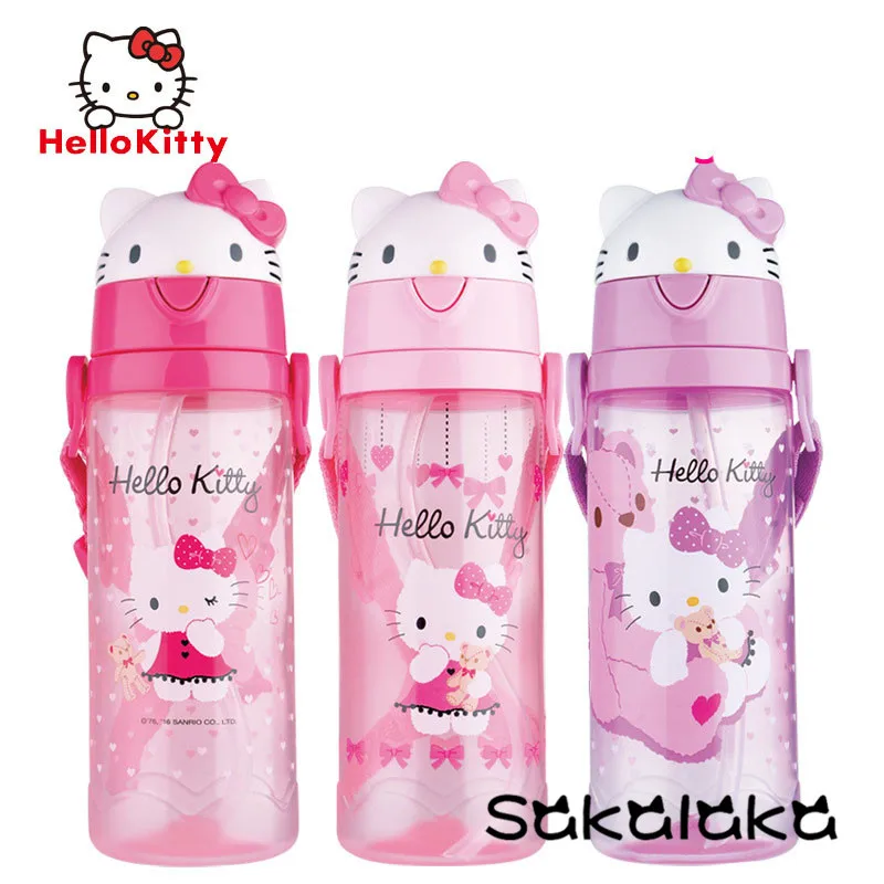 Hello Kitty girl tritan food grade PP straw drinking bottle for sports 550ml BPA free
Hello Kitty girl tritan food grade PP straw drinking bottle for sports 550ml BPA free