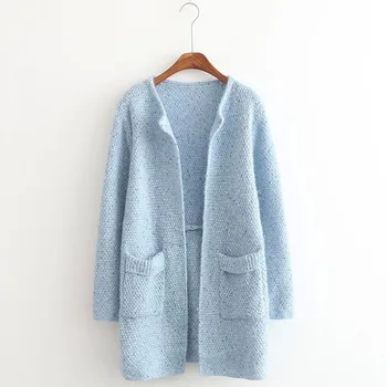 SUOGRY Women Sweater Long Cardigan 2018 New Fashion Autumn Winter Long Sleeve Loose Knitted Cardigan Female Sweaters
SUOGRY Women Sweater Long Cardigan 2018 New Fashion Autumn Winter Long Sleeve Loose Knitted Cardigan Female Sweaters