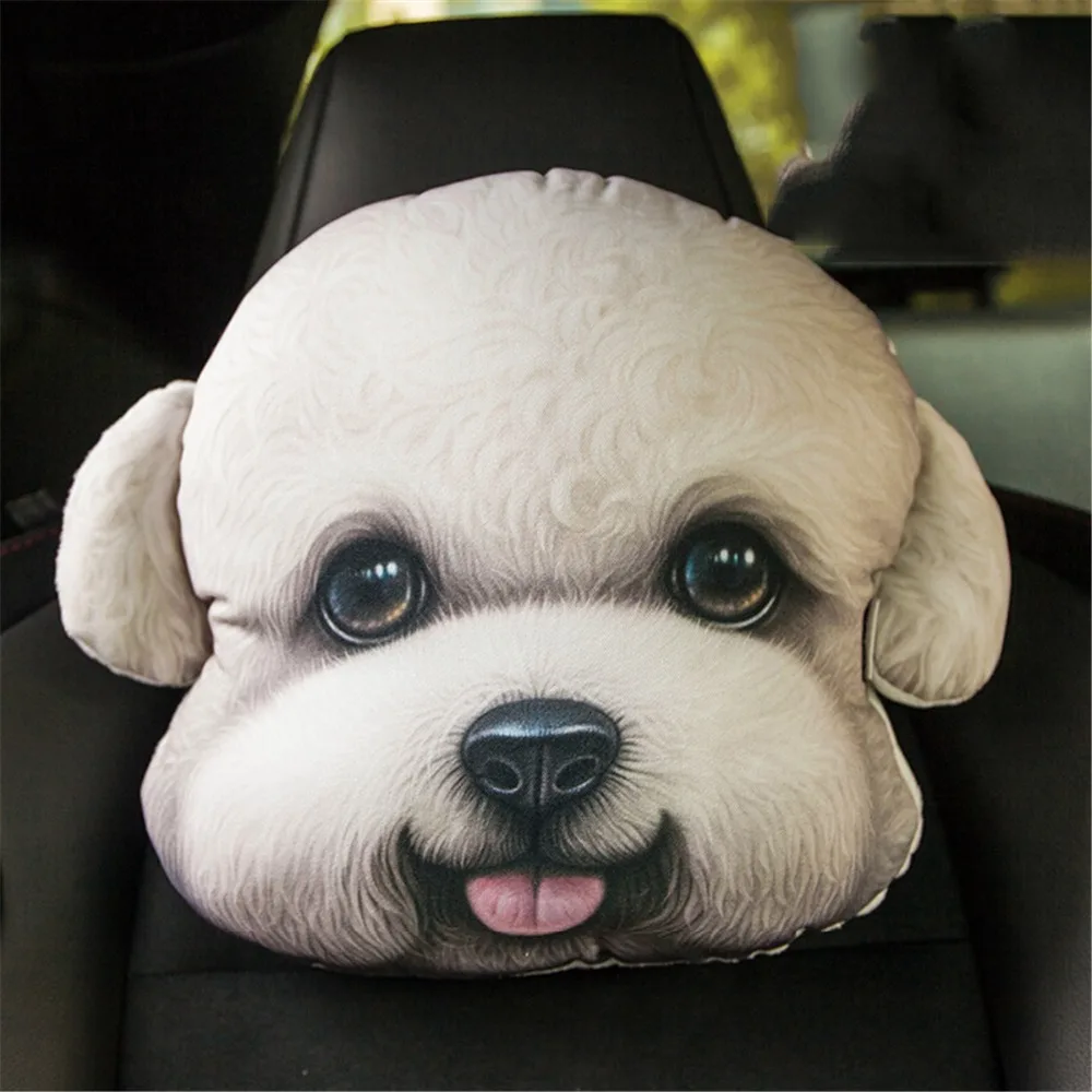 25*25cm Creative 3D Animal Cat Dog Emoji Car Seat Neck Rest Cushion Headrest Pillow Living Room Sofa Nap Pillow
25*25cm Creative 3D Animal Cat Dog Emoji Car Seat Neck Rest Cushion Headrest Pillow Living Room Sofa Nap Pillow