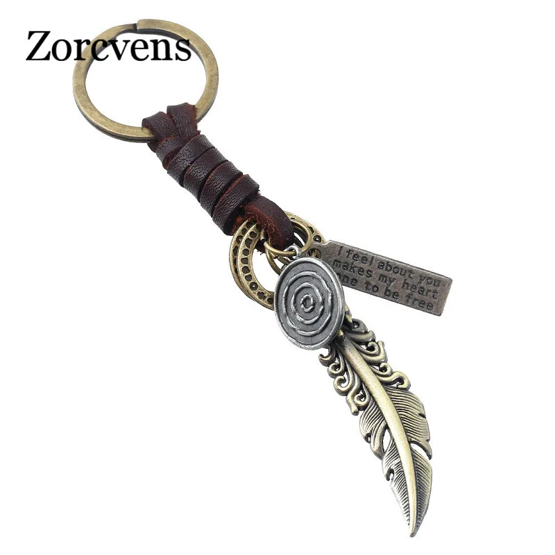 ZORCVENS 2019 Men's vintage keychains Punk Cool Alloy Feather key chain wholesale high quality 
ZORCVENS 2019 Men's vintage keychains Punk Cool Alloy Feather key chain wholesale high quality