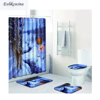 Free Shipping Snowy Elk Wakling Casa De Banho Banyo Bathroom Carpet Bathmat Set Non Slip Tapis Salle De Bain Alfombra Bano
Free Shipping Snowy Elk Wakling Casa De Banho Banyo Bathroom Carpet Bathmat Set Non Slip Tapis Salle De Bain Alfombra Bano