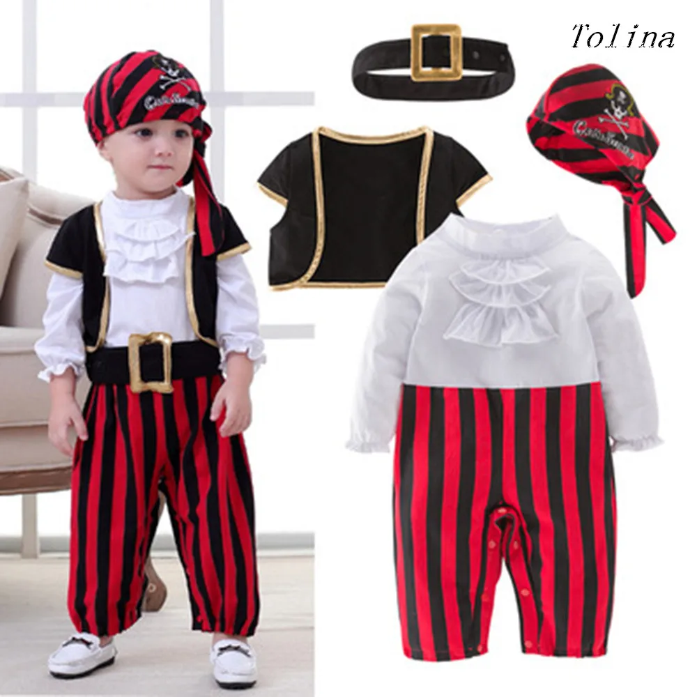 Pirates of The Caribbean Cosplay Costumes for Baby Boy Party set Clothes Pirate Captain for Christmas Halloween Costumes for Kid
Pirates of The Caribbean Cosplay Costumes for Baby Boy Party set Clothes Pirate Captain for Christmas Halloween Costumes for Kid