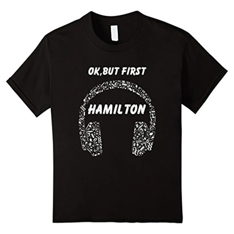 Print T-Shirt Male Brand But First Hamilton Ear Phones Men'S 100% Cotton O-Neck Short-Sleeve Tee
Print T-Shirt Male Brand But First Hamilton Ear Phones Men'S 100% Cotton O-Neck Short-Sleeve Tee