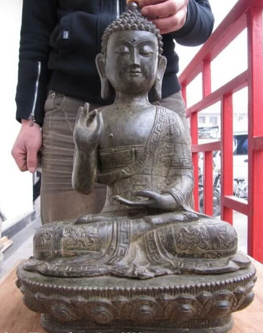 fast shipping USPS to USA S3192 20" Tibetan classic Bronze Eight treasures Sakyamuni Buddha Statue
fast shipping USPS to USA S3192 20" Tibetan classic Bronze Eight treasures Sakyamuni Buddha Statue